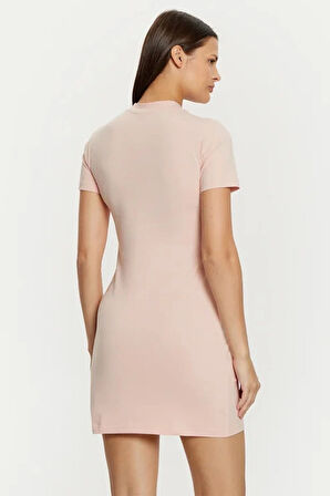 Guess COLETTE JERSEY DRESS Kadın Pembe Elbise V4YK02KCDH1-G66B