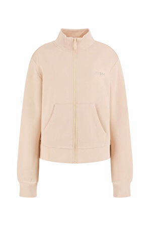 Kadın Gelsey Full Fermuarlı Sweatshirt - Pembe | M
