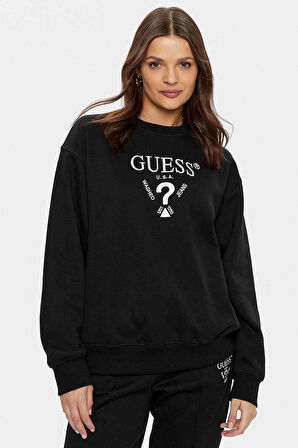 Kadın Roberta Cn Sweatshirt - Siyah | L