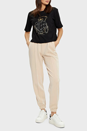 Guess Bayan T Shirt V5RI09 I3Z14 JBLK