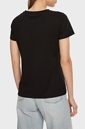 Guess Bayan T Shirt V5RI16 J1314 JBLK