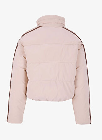 Guess V5RL04WGYC2A60P JEAN PUFFER JACKET Ekru Desenli Kadın Mont