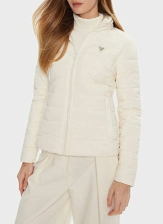 Guess Ekru Kadın Mont V4YL04WF3X0-G6K5