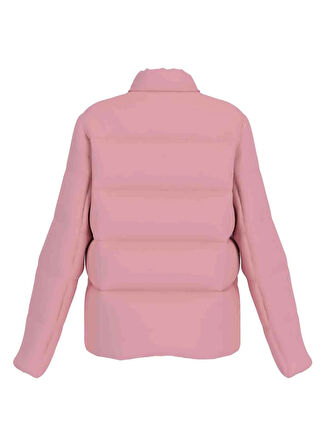 V4YL03WFUD0G6J8 NEW CLAUDIA JACKET Pembe Standart Fit Desenli Kadın Mont