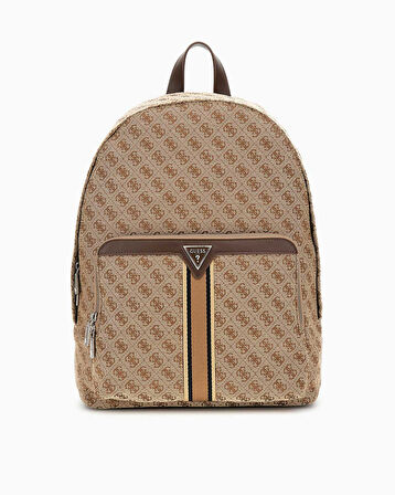 Guess Milano Compact Monogram Logolu Sırt Çantası
