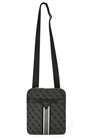 Guess Erkek Siyah Crossbag 4G Logolu Çanta