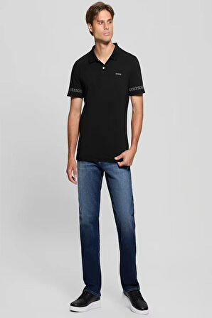 Guess Erkek Siyah Polo T-Shirt