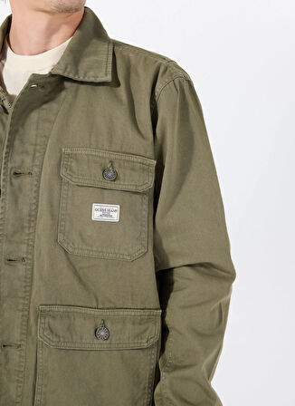 Guess Jeans Standart Haki Erkek Ceket M5RL37WGCV1G8EV GJ PARKA ECO ORG