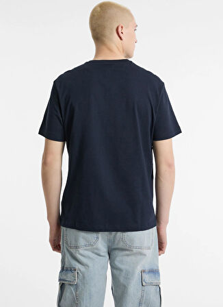 Guess Jeans Bisiklet Yaka Desenli Lacivert Erkek T-Shirt M5RI75K8FQ4A71W GJ SS CN REG COLLE