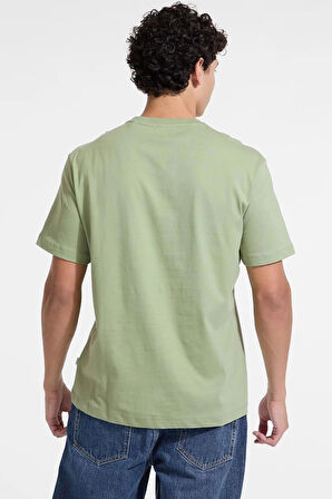 Guess Jeans SS CN REG COLLEGIATE TEE Erkek Yeşil T-shirt M5RI75K8FQ4-G8EJ