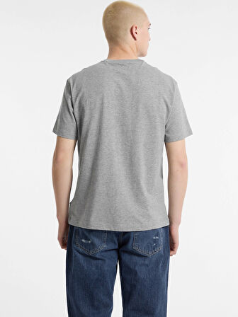 Guess GJ SS CN REG COLLEGIATE TEE Erkek Gri T-shirt M5RI75K8FQ4-H90Z