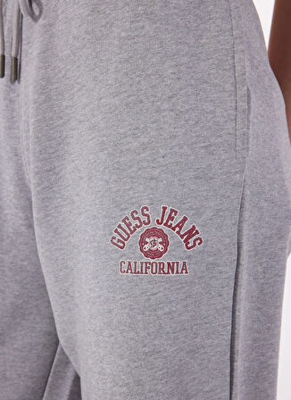 Guess Jeans Yüksek Bel Regular Fit Mavi Kadın Pantolon GJ PANTS ICONIC FLEE - MID ORGANIC