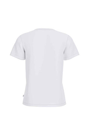 Kadın Gj SS Regular 3D T-Shirt - Beyaz | L