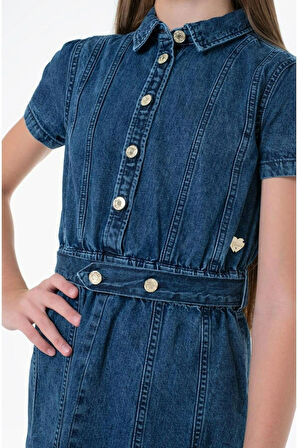 DENIM SS DRESS