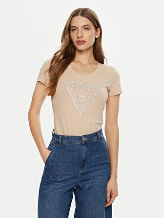 Guess Üçgen Logolu Kadın T-shirt W5RI11J1314