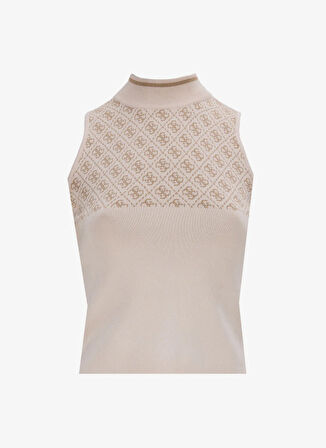Guess Baskılı Çok Renkli Kadın Bluz SL RN LISE 4G SWTR T - POLY HARPER