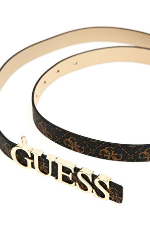 Kadın Meridian Logolu Kemer - Kahverengi | L