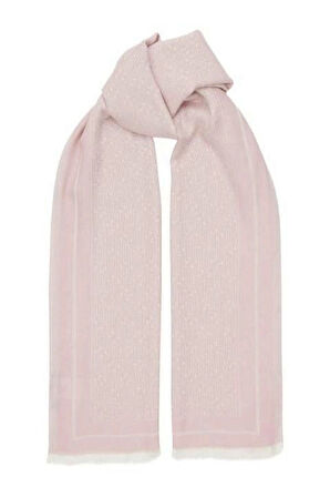 Guess Kadın Pembe Orlina 4G Logolu Şal