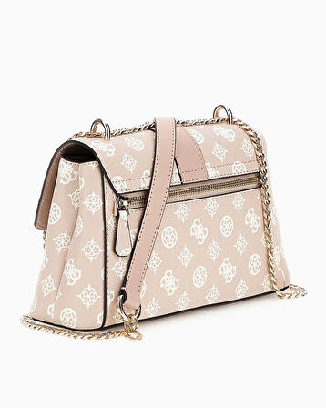 Guess Dorys Convertible Logo Desenli Çapraz Askılı Çanta