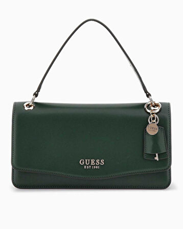 Guess Eco Evanie Handle Flap Zincir Detaylı Omuz Çantası