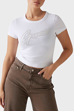 Guess Bayan T Shirt W5RI68 KA0H1 G011