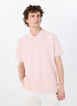 Guess Jeans Desenli Pembe Erkek Polo T-Shirt M4BP29KCJV1G6R4 GJ SS EMBRO LOGO