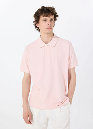 Guess Jeans Desenli Pembe Erkek Polo T-Shirt M4BP29KCJV1G6R4 GJ SS EMBRO LOGO