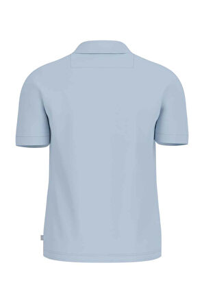Erkek GJ SS Embro Logo Polo T-Shirt - Açık Mavi | L
