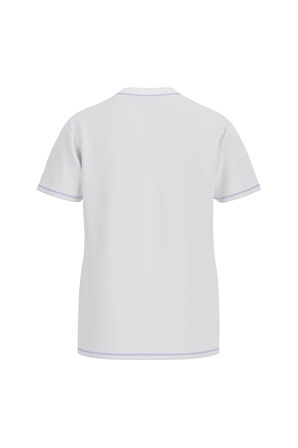 Erkek SS Cn Palm Logo T-Shirt - Beyaz | S