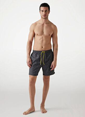 Guess Gri Erkek Şort Mayo SWIMTRUNK MEDIUM GUE