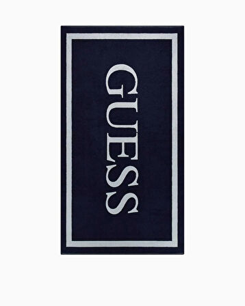 Guess Jacquard Frame Plaj Havlusu