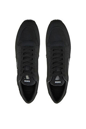 Guess Erkek Siyah Arona 4G Logolu Sneaker