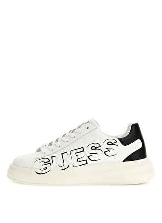 Guess Beyaz - Siyah Erkek Sneaker ELBA
