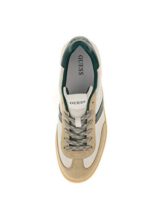 Guess Beyaz - Yeşil Erkek Sneaker NOLA III