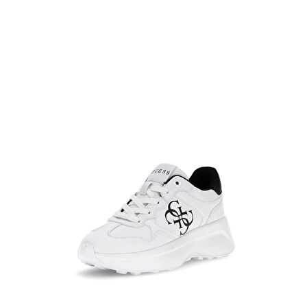 Guess Kadın Beyaz Luckeı 4G Logolu Sneaker
