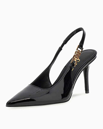 Guess Nassha Rugan Logo Detaylı Topuklu Stiletto