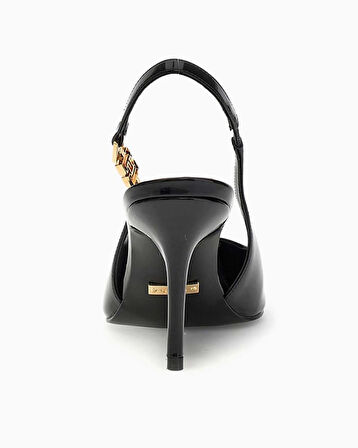 Guess Nassha Rugan Logo Detaylı Topuklu Stiletto