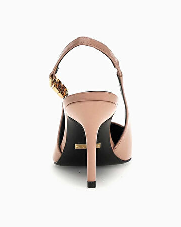 Guess Nassha Rugan Logo Detaylı Topuklu Stiletto