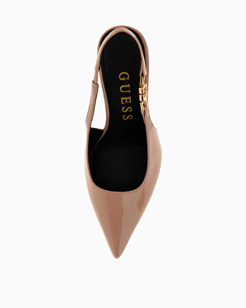 Guess Nassha Rugan Logo Detaylı Topuklu Stiletto