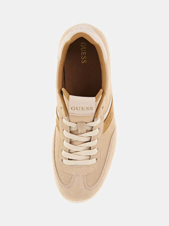 Guess Nolinas Deri Karışımlı Kadın Sneaker Ayakkabı FLPNOLSUE12