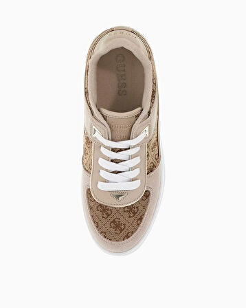 Guess Ridgee2 Monogram Logolu Dolgu Topuklu Sneaker