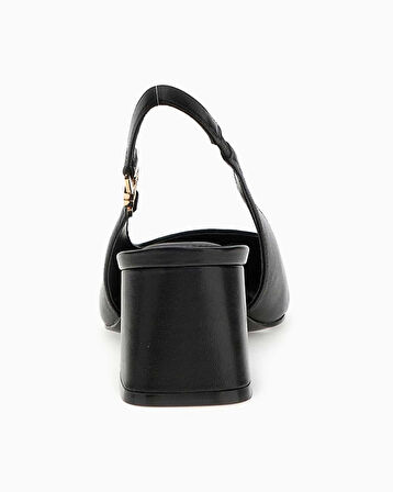 Guess Zabela3 Logo Detaylı Kalın Topuklu Stiletto