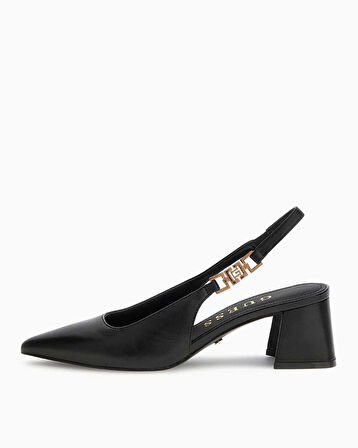 Guess Zabela3 Logo Detaylı Kalın Topuklu Stiletto