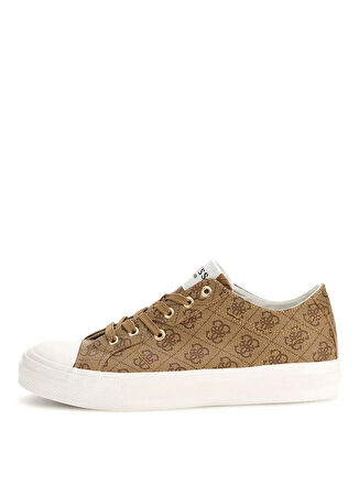Guess Kahve - Bej Erkek Sneaker ISTRIA LOW