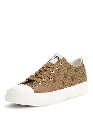 Guess Kahve - Bej Erkek Sneaker ISTRIA LOW
