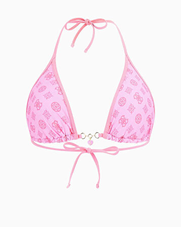 Guess Triangle Remov Padded Bikini Üstü