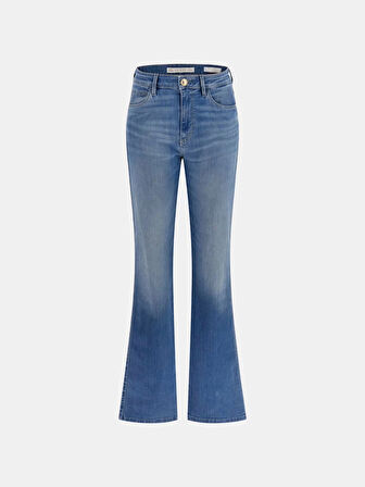 Guess SEXY STRAIGHT Kadın Mavi Jeans W5GA15D5B42-EAMD