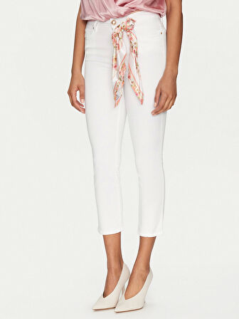 Guess Kadın Beyaz 1981 Capri Pantolon