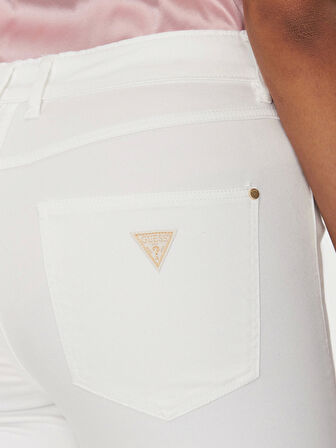 Guess Kadın Beyaz 1981 Capri Pantolon