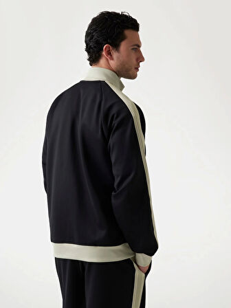 Guess Erkek Siyah Castore Fermuarlı Sweatshirt
